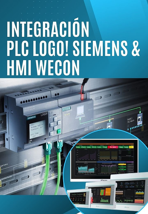Integración PLC LOGO! Siemens y HMI WECON